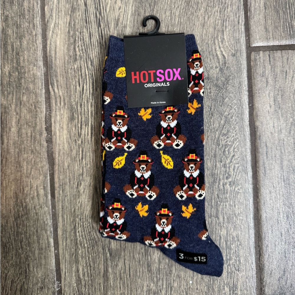 Hot Sox Women’s Thanksgiving Pattern Socks NWT